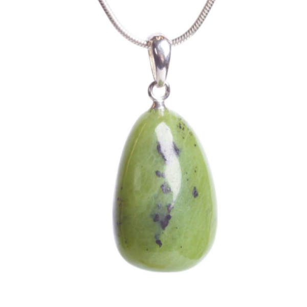 Pendant silver - Jade (Canadian Nephrite)