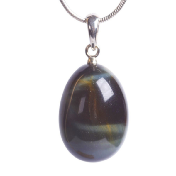 Pendant silver - Falcon Eye