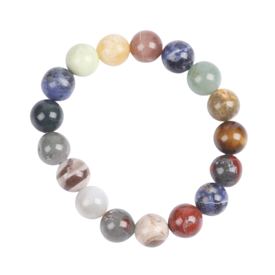 Bracelet 12 mm - Mixed stones