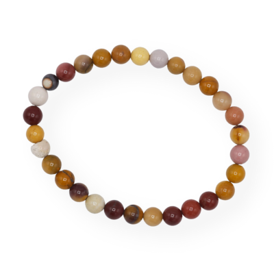 Bracelet 6mm  - Mookaite  beadbracelet