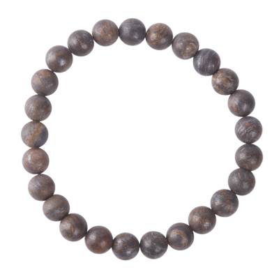Bracelet 8mm -   Bronzite Matt (21 cm)