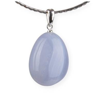 Pendant silver - Chalcedony