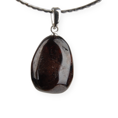 Pendant silver - Garnet