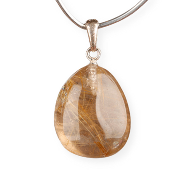 Pendant silver - Rutile Quartz