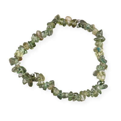 Chip bracelet - Green Apatite