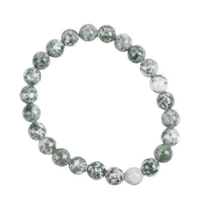 Bracelet 8mm -   Tree agate