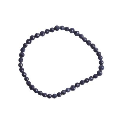 Bracelet - 4mm facet bead Sapphire