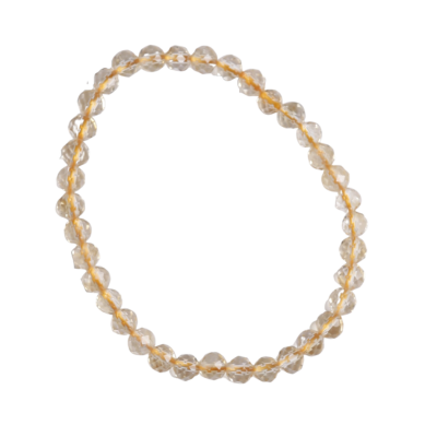 Bracelet - 4mm facet bead - Kids - Citrine AB