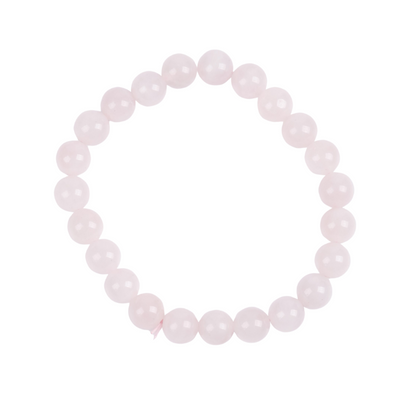 Bracelet 8mm -   Rosequartz