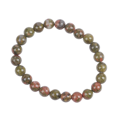 Bracelet 8mm -   Unakite