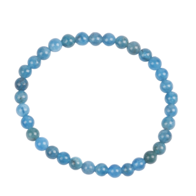 Bracelet - 4mm - 15cm - Blue Apatite
