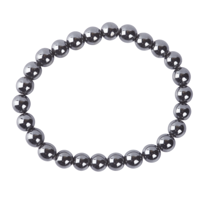 Bracelet 8mm -   Hematite (20 cm)