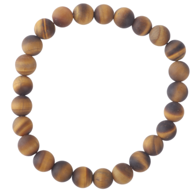 Bracelet 8mm - Tiger's eye Matt (20 cm)