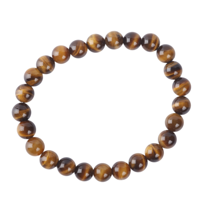 Bracelet 8mm - Tiger's eye (yellow) (20 cm)