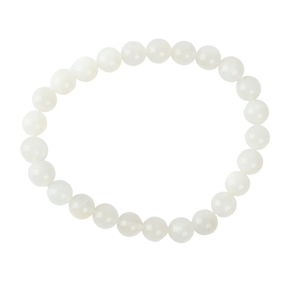 Bracelet 8mm - Moonstone (white) (20 cm)