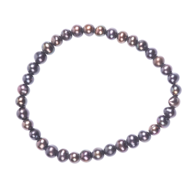 Freshwater pearl black - Bracelets 5 - 5.5cm