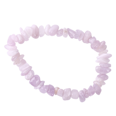 Chip bracelet - Kunzite  A