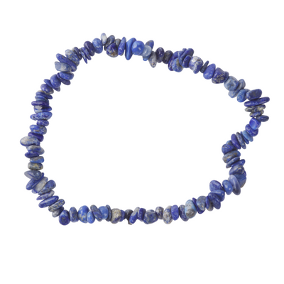 Chip bracelet - Lapis lazuli thin