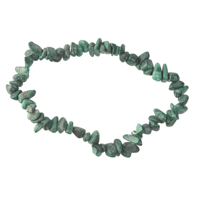 Chip bracelet - Malachite