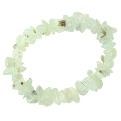 Chip bracelet - Prehnite thick