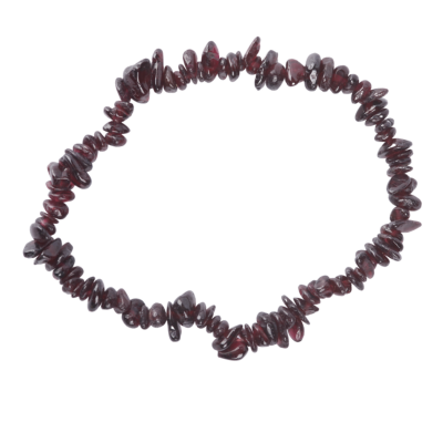 Chip bracelet - Garnet