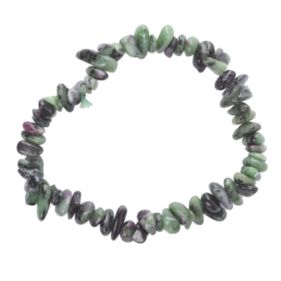 Chip bracelet - Ruby in zoisite A