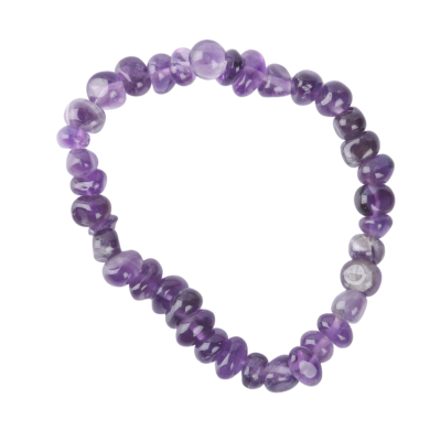 Chip bracelet - Amethyst EX round XL