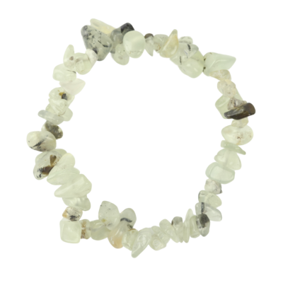 Chip bracelet - Prehnite