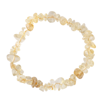Chip bracelet - Citrine yellow/milky
