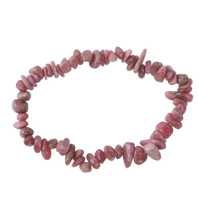 Chip bracelet - Rhodonite red  EX