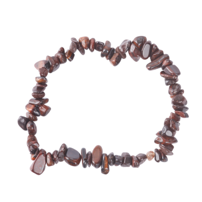 Chip bracelet - Tiger's eye red