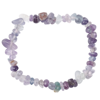 Chip bracelet - Fluorite mixed A