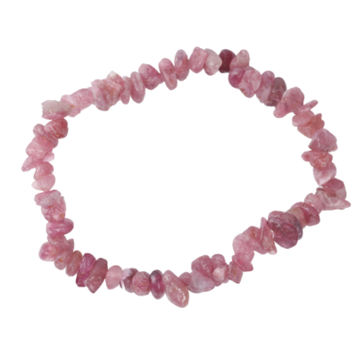 Chip bracelet - Rubelite Pink Tourmaline