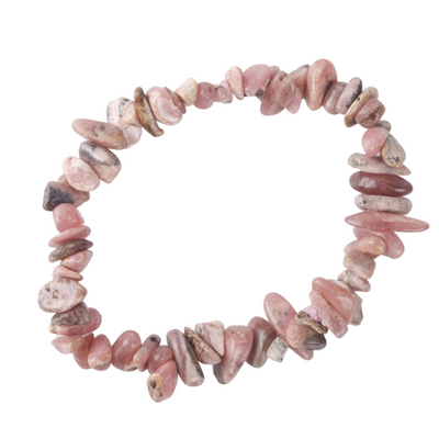 Chip bracelet - Rhodochrosite