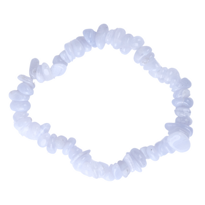 Chip bracelet - Blue Lace Agate (Chalcedony)