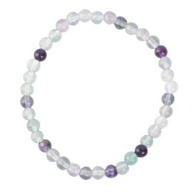 Bracelet - 4mm -15cm - Fluorite mixed