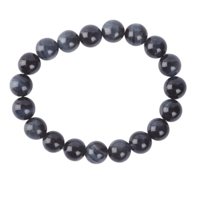 Bracelet 10mm - Tiger's eye blue