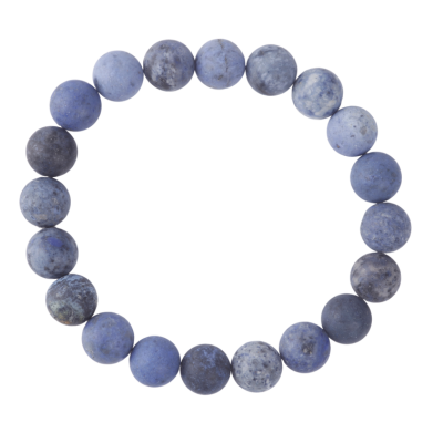 Bracelet 10mm - Dumortierite matt (21cm)