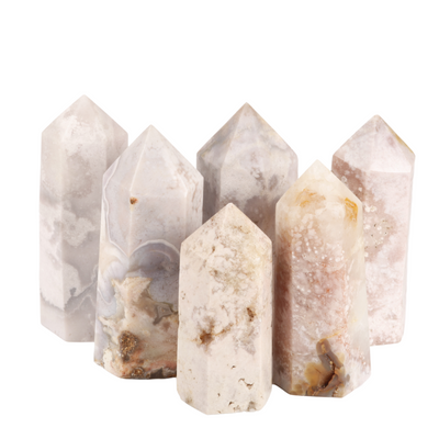 Single point - Flower Agate