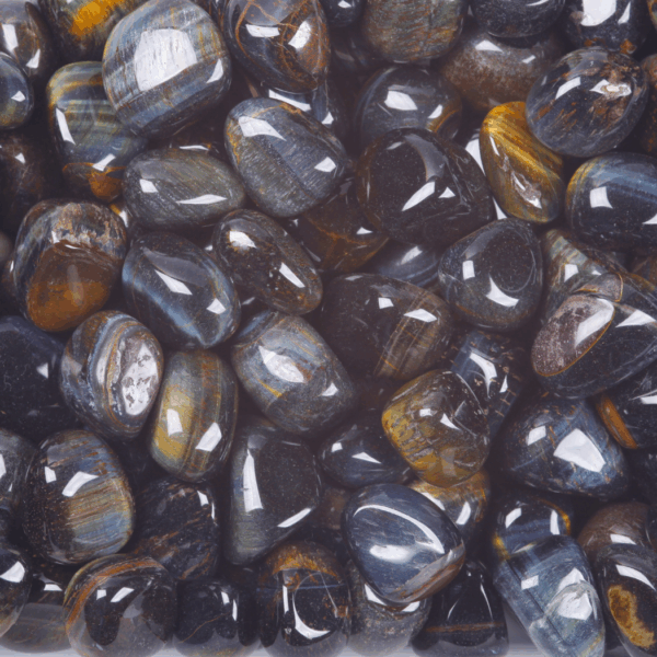 Tumble - Tiger's eye blue