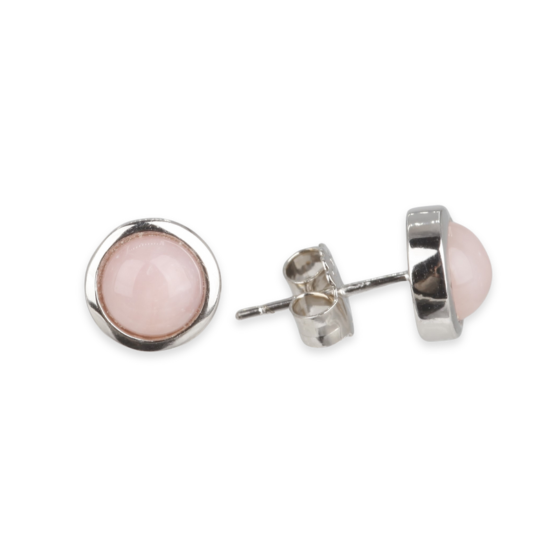 Earstuds - 6MM Opal Pink