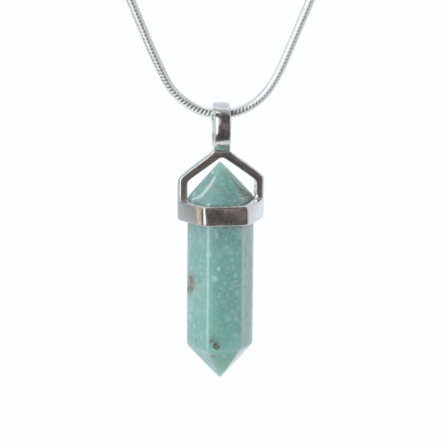 Pendant - Double point - 22mm Turquoise
