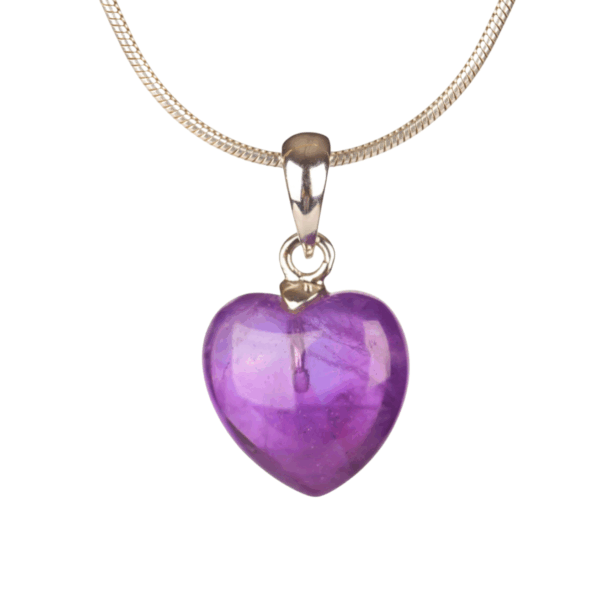 Pendant - Heart 12mm - Amethyst