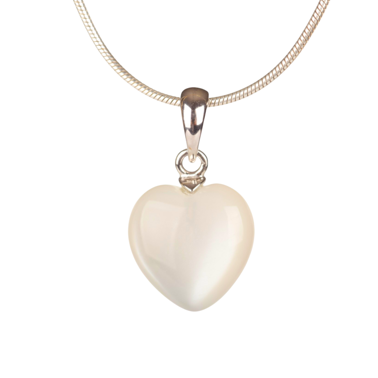 Pendant - Heart 12mm - Moonstone