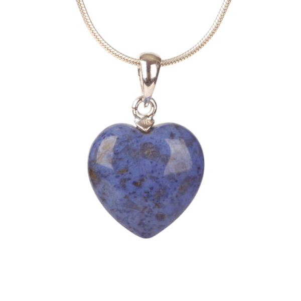 Pendant - Heart 15mm - Dumortierite