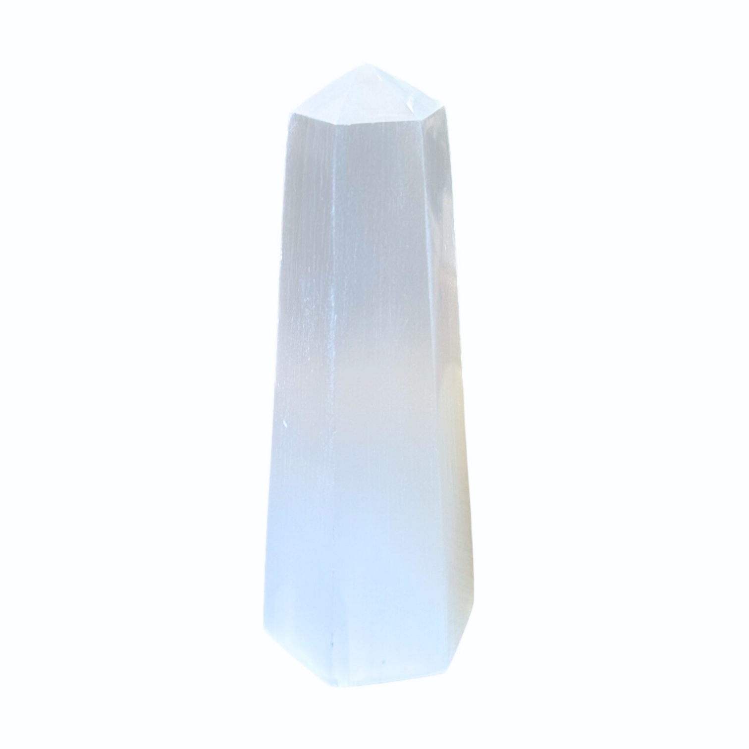 Hexagon point - Selenite 15CM