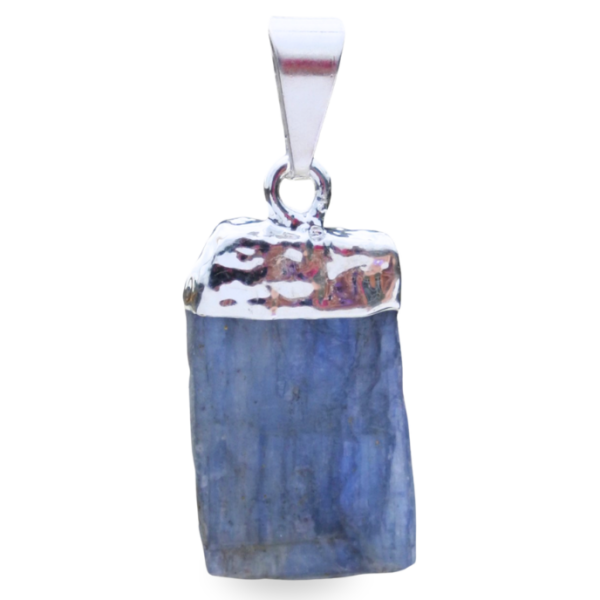 Silver plated pendant - Kyanite