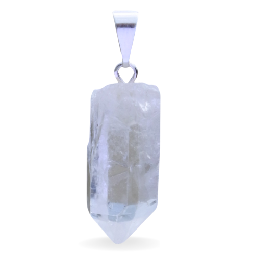 Silver plated pendant - Rockcrystal