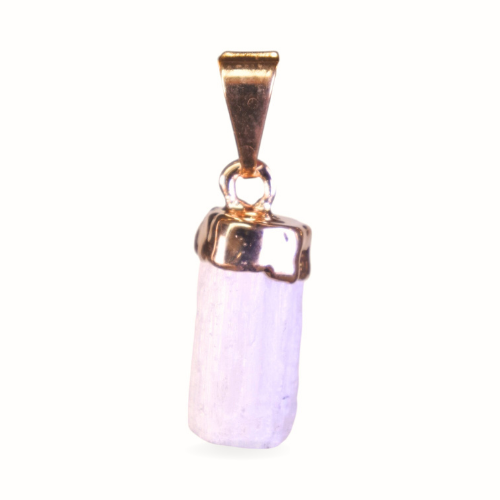 Gold plated pendant - Selenite