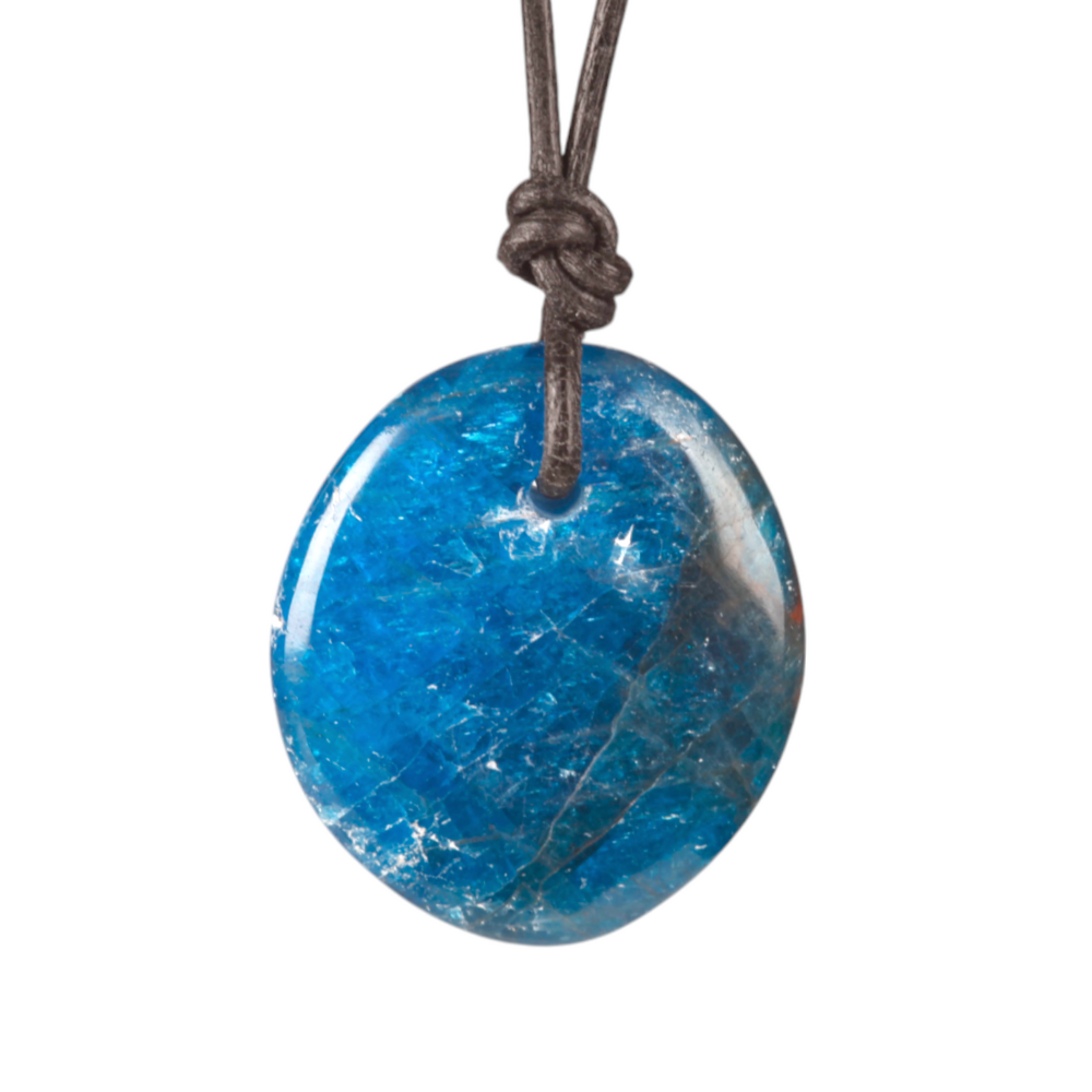 Pendant - amulet shape - Apatite
